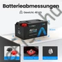 Kép 2/4 - VATRER POWER 12V 460Ah LiFePO4 ipari akkumulátor