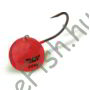 Kép 1/7 - Black Cat Fire-Ball piros JIG horgok - 4 féle súly